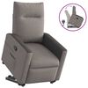 vidaXL Reclinerf&aring;t&ouml;lj med uppresningshj&auml;lp taupe tyg