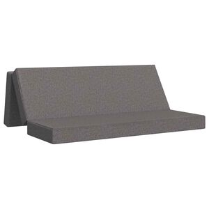 vidaXL F&auml;llbar Soffbed 200 x 67 x 45 cm Ljusgr&aring;
