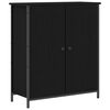vidaXL Sideboard Svart Ek 70 x 30 x 80 cm Konstruerat tr&auml;