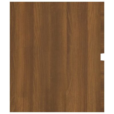 vidaXL Handfatsskåp brun ek 100x38,5x45 cm konstruerat trä