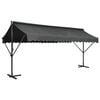 vidaXL Frist&aring;ende markis 500x300 cm antracit