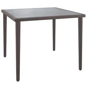 vidaXL Tr&auml;dg&aring;rdsbord gr&aring; 48x48x37 cm st&aring;l