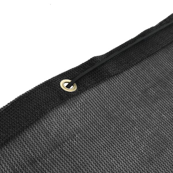 vidaXL Lastn&auml;t HDPE 2x3 m svart