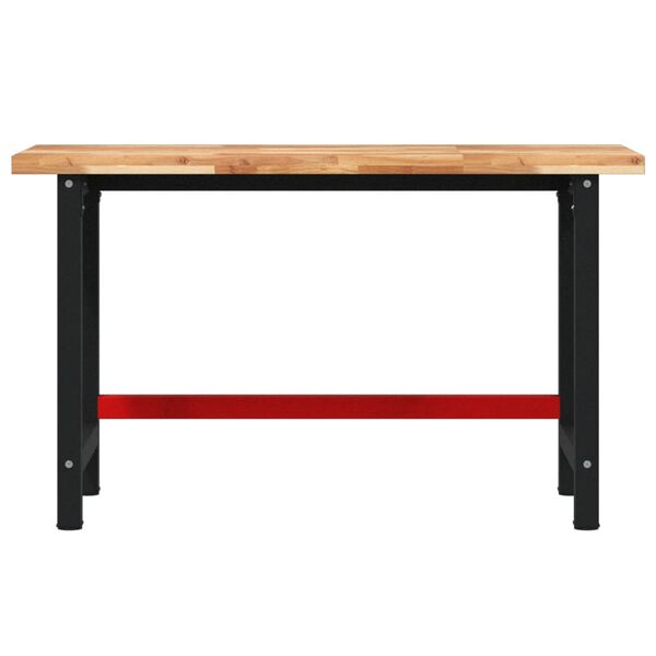 vidaXL Arbetsb&auml;nk 140x60x83 cm massiv akacia rektangul&auml;r