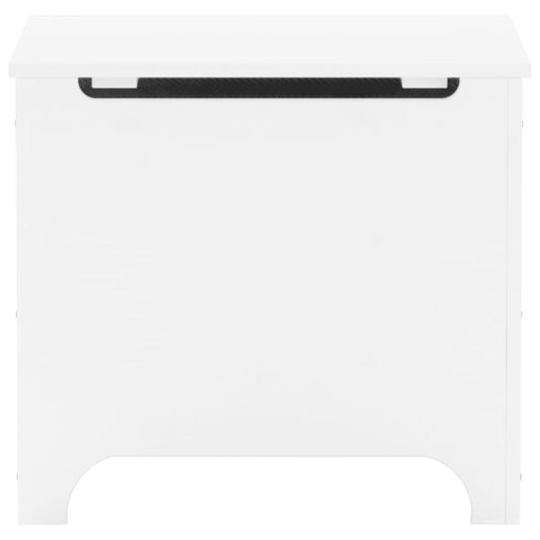 vidaXL F&ouml;rvaringsl&aring;da med lock RANA vit 60x49x54 cm massiv furu