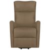 vidaXL massagefåtölj med uppresningshjälp taupe tyg