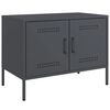 vidaXL Tv-b&auml;nk antracit 68x39x50,5 cm st&aring;l