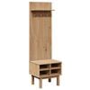 vidaXL Hallm&ouml;bel OTTA 50x40x160 cm massiv furu