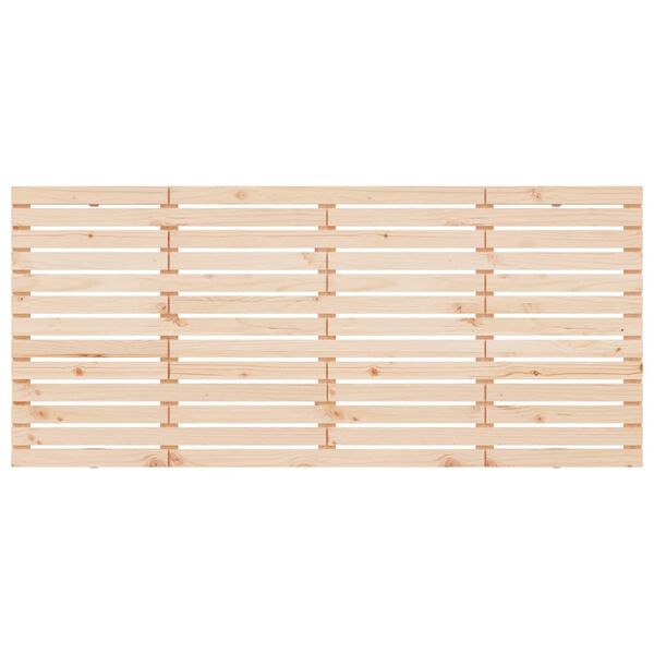 vidaXL V&auml;ggmonterad huvudgavel 166x3x91,5 cm massiv furu