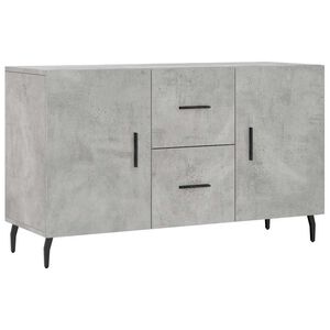 vidaXL Sk&auml;nk betonggr&aring; 100x36x60 cm konstruerat tr&auml;