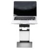 ErgoLine Justerbart laptopstativ Tall 28x28x1010 cm silver