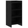 vidaXL Sideboard Svart ek 40 x 36 x 80 cm Konstruerat tr&auml;