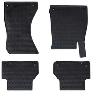 vidaXL Bilmatta 4 st Passar f&ouml;r Audi A4 B9 2015-2024 Gummi