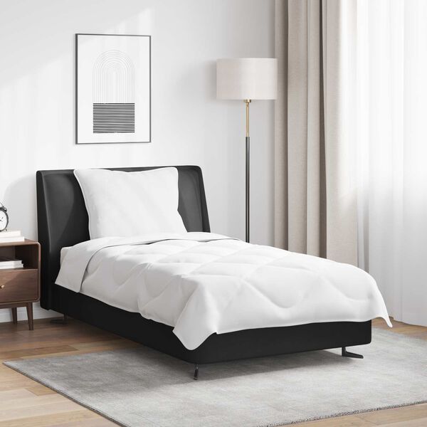 vidaXL Sommar Duvet med kudde 2 pcs Vit Mikrofiber