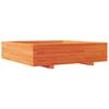 vidaXL Odlingsl&aring;da vaxbrun 100x100x26,5 cm massiv furu