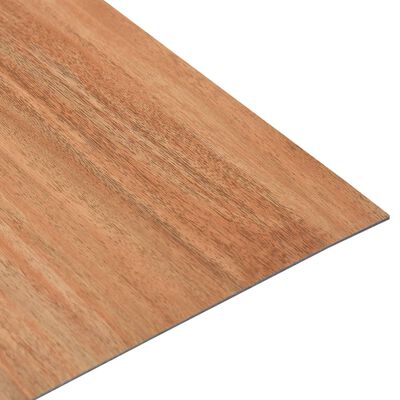 vidaXL Självhäftande golvplankor 5,11 m² PVC ljust trä