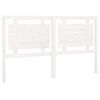 vidaXL S&auml;nggavel vit 165,5x4x100 cm massiv furu