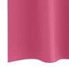 vidaXL M&ouml;rkl&auml;ggningsgardiner med Ringar 2 pcs Klart Pink 140 x 140 cm