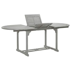 vidaXL Tr&auml;dg&aring;rdsbord gr&aring; 200x100x75 cm massivt akaciatr&auml;