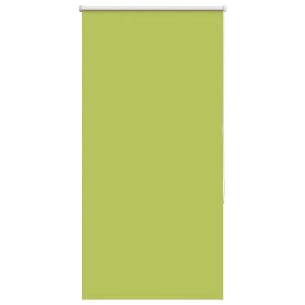 vidaXL Rullgardin m&ouml;rkl&auml;ggning blad gr&ouml;n 75x175 cm tyg bredd 70,7 cm
