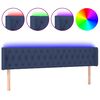 vidaXL S&auml;nggavel LED bl&aring; 203x16x78/88 cm tyg