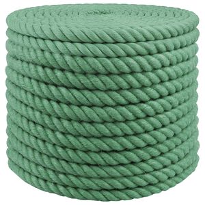 vidaXL Juterep 16 mm Gr&ouml;n 100% Tossa jute