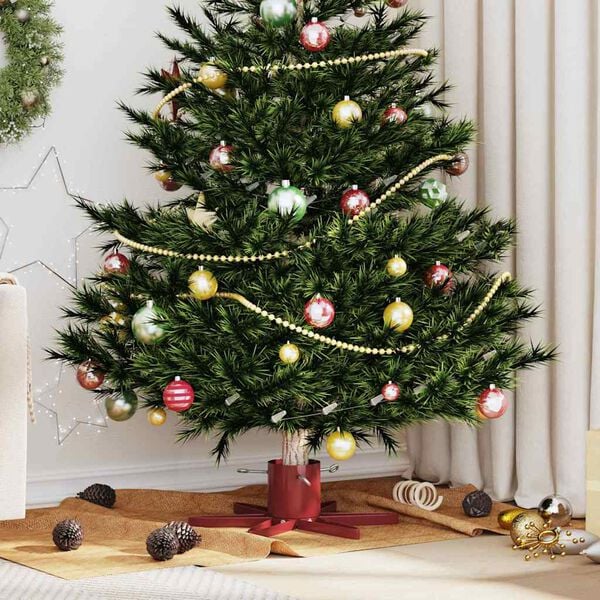 vidaXL Julgranst&auml;ll 1.73 med vattentank R&ouml;d 50 x 50 x 15,5 cm St&aring;l