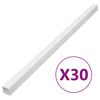 vidaXL Kabelkanal 33x33 mm 30 m PVC