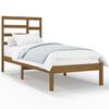 vidaXL S&auml;ngram honungsbrun massiv furu 75x190 cm