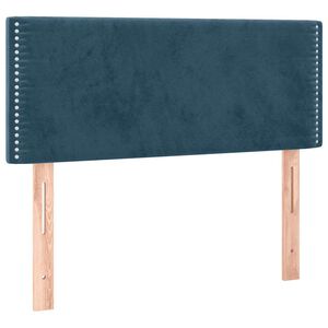 vidaXL S&auml;nggavel bl&aring; 100 x 5 x 78/88 cm sammet