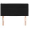 vidaXL LED huvuddyna med LED-ljusslingor Svart 80 cm tyg