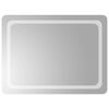 vidaXL Badrumsspegel LED 60x80 cm