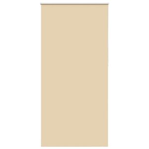 vidaXL Rullgardin m&ouml;rkl&auml;ggningsbar beige 115x230 cm tyg bredd 110,7 cm