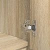 vidaXL Highboard sonoma ek 29,5x34x119,5 cm konstruerat tr&auml;