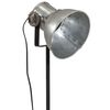 vidaXL Golvlampa 25 W vintage silver 35x35x65/95 cm E27