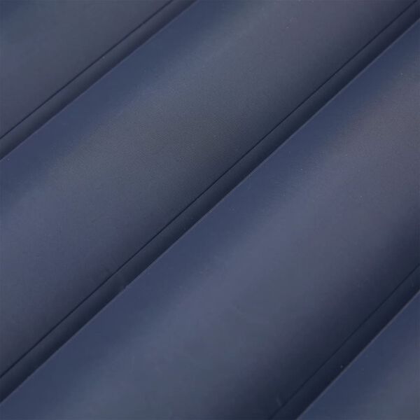 vidaXL Sj&auml;lvuppbl&aring;sande campingmadrass med kudde 1 person gr&aring;