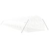 vidaXL V&auml;xthus med st&aring;lram vit 54 m&sup2; 18x3x2 m