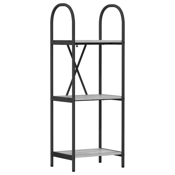 vidaXL Hyllsystem Gr&aring; Sonoma 40 x 30 x 109 cm Konstruerat tr&auml;