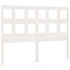 vidaXL S&auml;nggavel vit 165,5x4x100 cm massiv furu