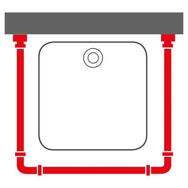 Sealskin Duschdraperist&aring;ng vit