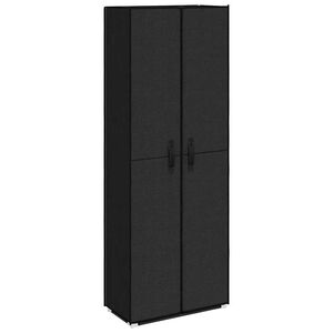 vidaXL Skof&ouml;rvaring 60x30x166 cm svart tyg