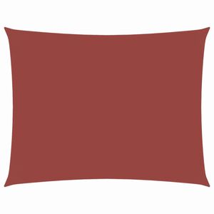vidaXL Solsegel oxfordtyg rektangul&auml;rt 3x4 m terrakotta