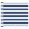 vidaXL Balkong Sk&auml;rm Bl&aring; och Vit 100 x 500 cm PU-belagt oxford alu