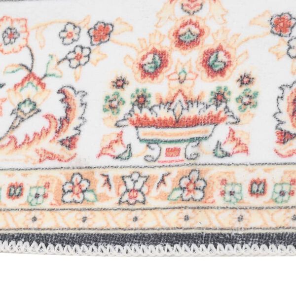 vidaXL Matta med m&ouml;nster tv&auml;ttbar flerf&auml;rgad 120x170 cm polyester