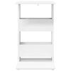 vidaXL Sidobord Vit 40 x 35 x 60,5 cm Konstruerat tr&auml;