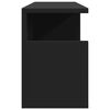 vidaXL Väggskåp 60x20x30 cm svart konstruerat trä