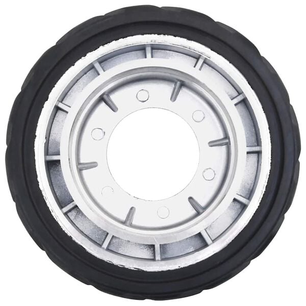 vidaXL Hjul för stödhjul Ø19,5x10 cm aluminium och gummi
