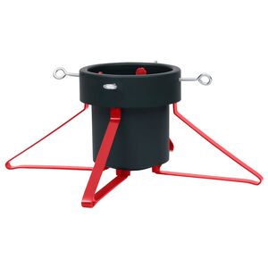 vidaXL Julgransfot grön och röd 46x46x19 cm