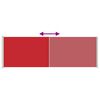 vidaXL Inf&auml;llbar sidomarkis 200x600 cm r&ouml;d