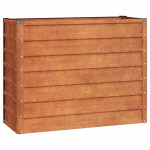 vidaXL Odlingsl&aring;da rostig 100x40x77 cm rosttr&ouml;gt st&aring;l